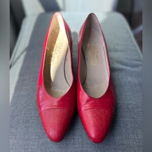 Salvatore Ferragamo pumps leather vintage - 8.5 size